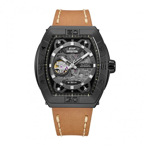 Expedition 6800 Black Brown Leather Automatic MALIPBAIV